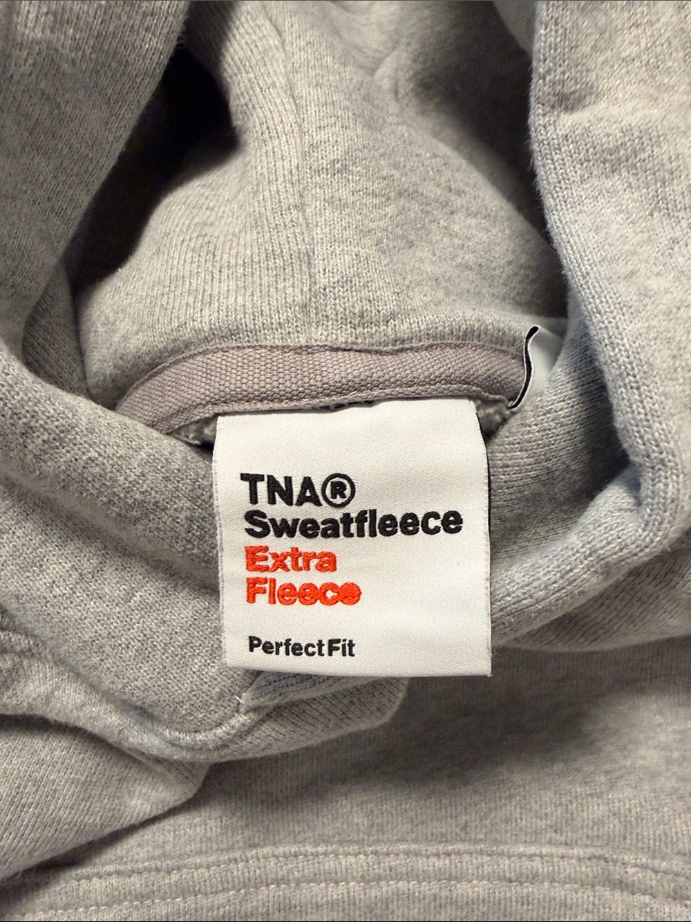 TNA Men’s Light Gray Crewneck Sweatfleece Pullover
